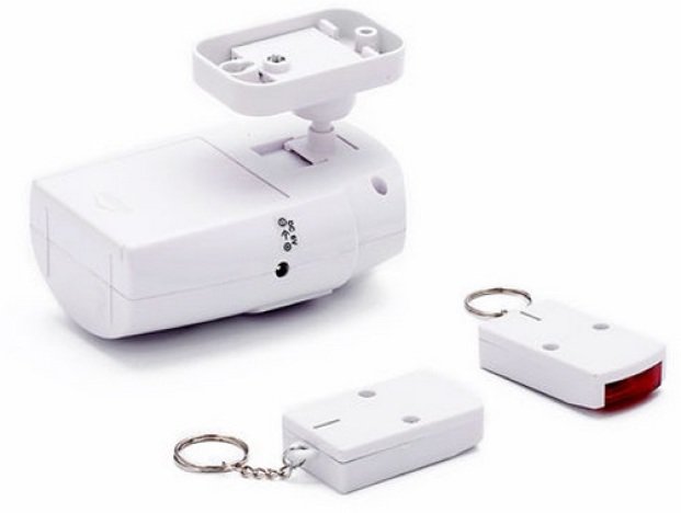 Alarma wireless cu senzor de miscare si 2 telecomenzi